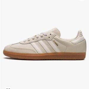 Adidas Samba OG Women’s Size 8 - Aluminum/Chalk White/Wonder Beige